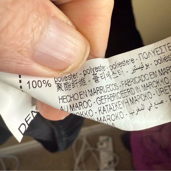 Zara Velour Black Mini Dress Size Medium Statement Arms Gothic Whimsigoth Witchy - Picture 6 of 7